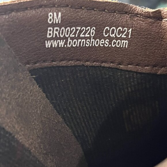 Børn Concept Kenia Bootie Boots Womens Size 8 Rust Tobacco Distressed Tassel - Picture 8 of 9